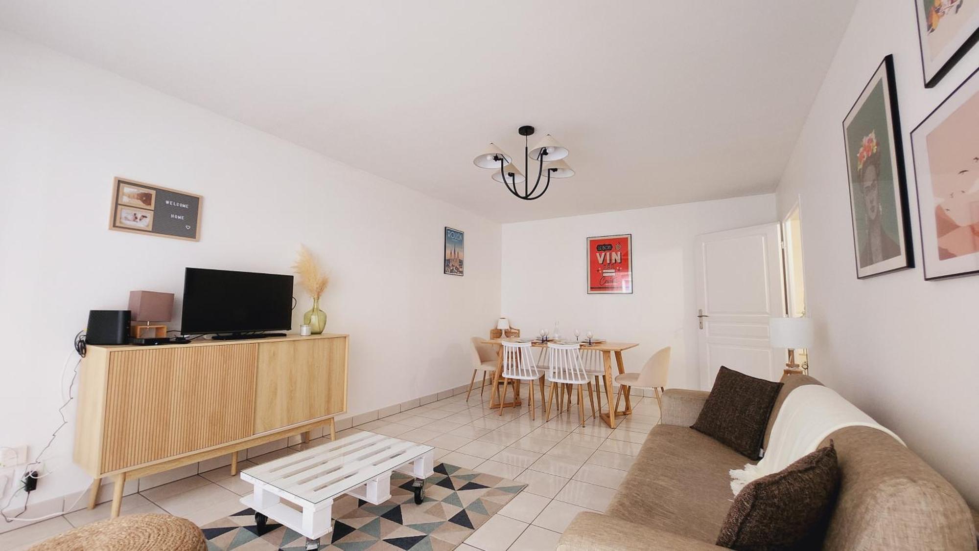 Le Gabrielle-Charmant Appartement-Parking Rouen Exterior photo